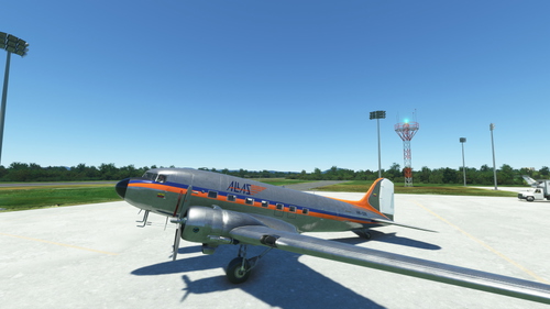 Douglas DC-3 Allas Colombia HK-1315 repaint x2 cockpits