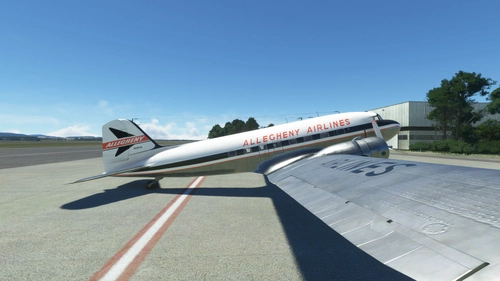Douglas DC-3 Allegheny Airlines N151A livery