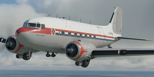 Douglas DC-3/C-47, DDA Classic Airlines, PH-PBA, circa 2022