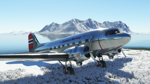 Douglas DC-3 | Dakota Norway LN-WND (2011 livery)