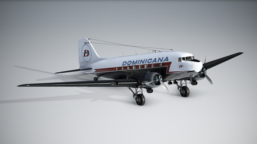 Douglas DC-3 Dominicana Aviacion HI-12