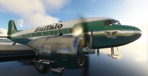 Douglas DC-3 in Buffalo Airways C-GPNR Livery - Includes GPS Version!! thumbnail 6