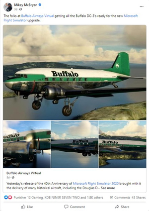 Douglas DC-3 in Buffalo Airways C-GPNR Livery - Includes GPS Version!! thumbnail 16