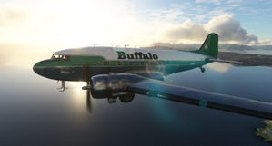 Douglas DC-3 in Buffalo Airways C-GPNR Livery - Includes GPS Version!! thumbnail 7