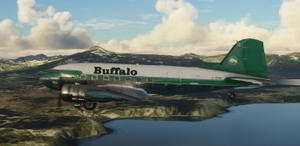 Douglas DC-3 in Buffalo Airways C-GPNR Livery - Includes GPS Version!! thumbnail 4