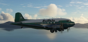 Douglas DC-3 in Buffalo Airways C-GPNR Livery - Includes GPS Version!! thumbnail 2