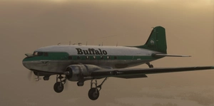 Douglas DC-3 in Buffalo Airways C-GPNR Livery - Includes GPS Version!! thumbnail 8