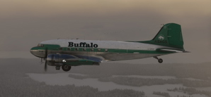 Douglas DC-3 in Buffalo Airways C-GPNR Livery - Includes GPS Version!! thumbnail 11