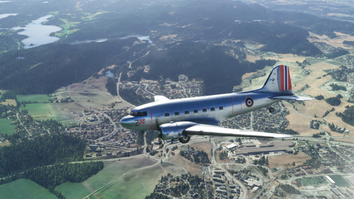 Douglas DC-3 LN-WND