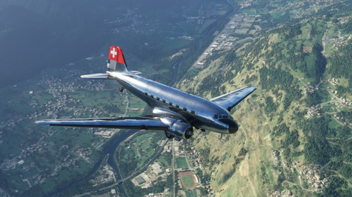 Douglas DC-3 N431HM Swissair retrofit