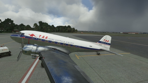 Douglas DC-3 repaint request TAA (Trans Australia Airlines) VH-AEQ