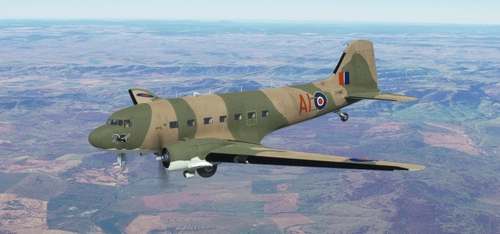 Douglas DC-3 Royal Air Force BBMF ZA947 Early RAF 267 ‘Pegasus’ sqn.