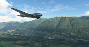 Douglas DC-3 N431HM Swiss colors thumbnail 3