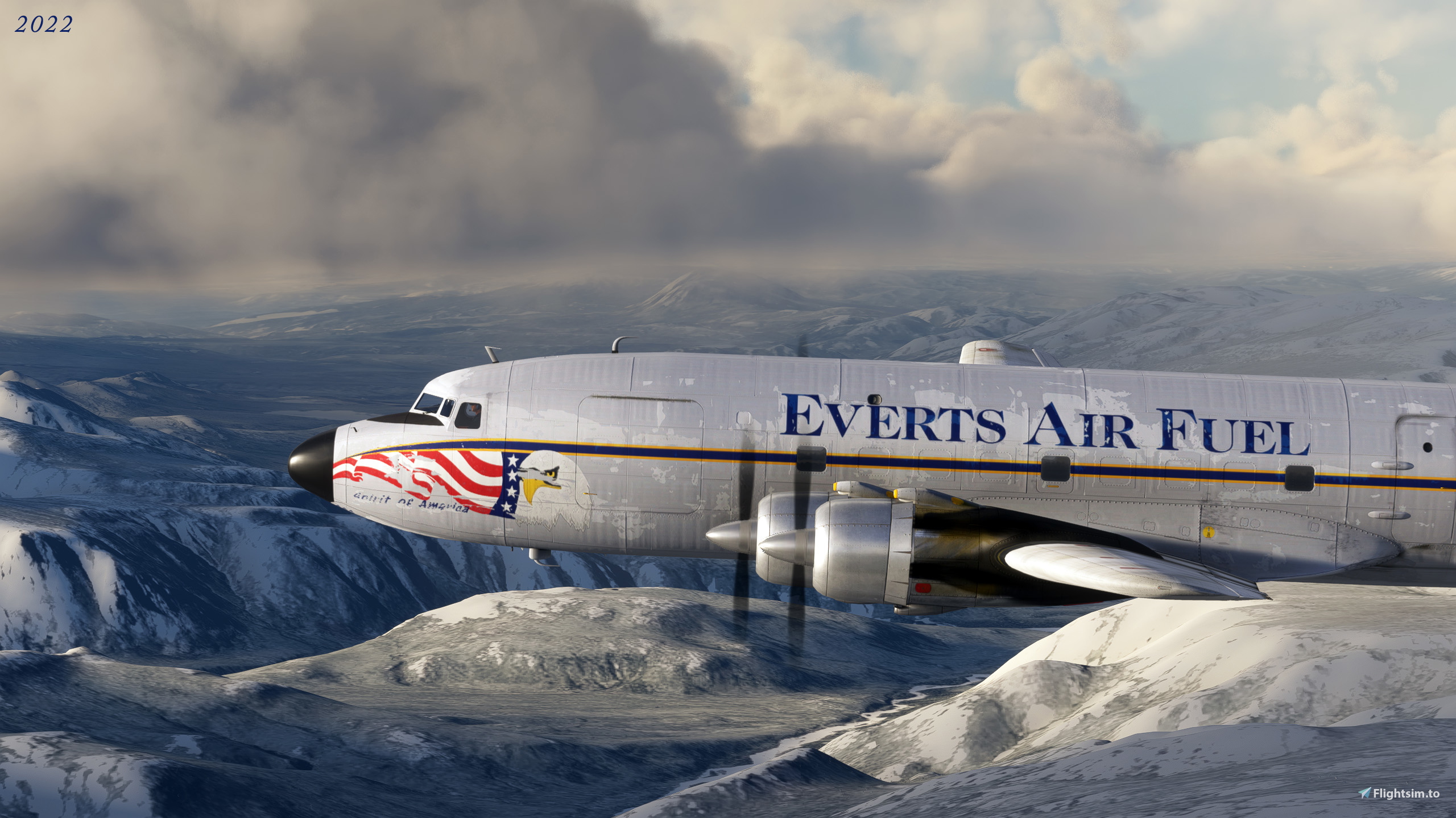 Douglas DC-6B | Everts Air Fuel N444CE 
