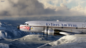 Douglas DC-6B | Everts Air Fuel N444CE "Spirit of America" (Weathered & Clean) [8K] thumbnail 3