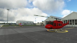 DRF Luftrettung, Karlsruhe/Baden-Baden (Aerosoft scenery enhancement) thumbnail 10