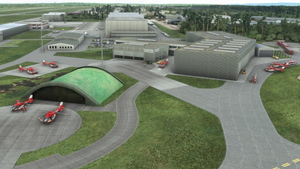 DRF Luftrettung, Karlsruhe/Baden-Baden (Aerosoft scenery enhancement) thumbnail 9