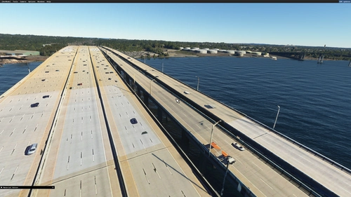 Driscoll, victory and Memorial Bridges