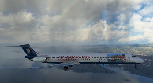Dubrovnik Airline Livery for LSH Payware MD-80