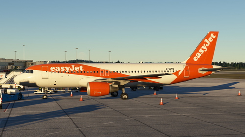 easyJet UK G-EZTD with Cabin - Fenix A320 8K
