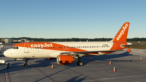 easyJet UK G-EZWB with Cabin - Fenix A320 8K