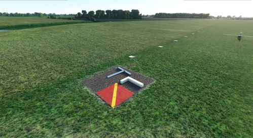 EBZU Zuienkerke Runway Signal Markings only