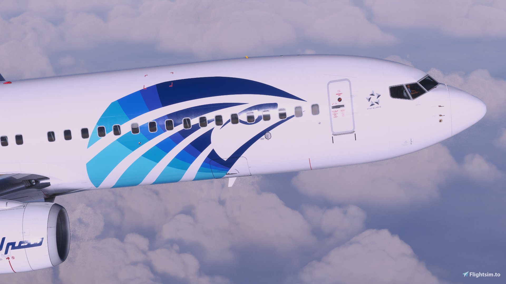 Egyptair [4K] Mini-Fleet Package (SU-GDD, -GDY, -GEI) - PMDG 737-800 - Image 1