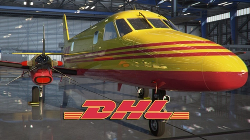 EMB110-P1 Freight Bandeirante DHL "C-CTJA" (Fictional)