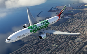 Emirates 777-300EF A6-EPU Expo 2020 - Green Sustainability (Textures Fixed) thumbnail 2