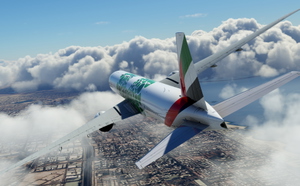 Emirates 777-300EF A6-EPU Expo 2020 - Green Sustainability (Textures Fixed) thumbnail 16