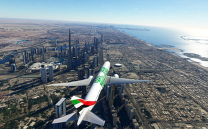 Emirates 777-300EF A6-EPU Expo 2020 - Green Sustainability (Textures Fixed) thumbnail 4