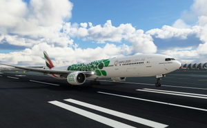 Emirates 777-300EF A6-EPU Expo 2020 - Green Sustainability (Textures Fixed) thumbnail 11