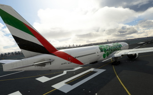 Emirates 777-300EF A6-EPU Expo 2020 - Green Sustainability (Textures Fixed) thumbnail 10
