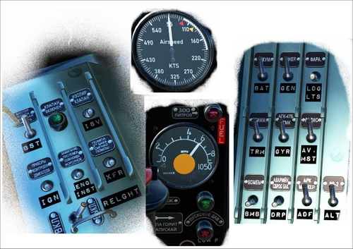 English cockpit for the Bear Studios Mig-15Bis