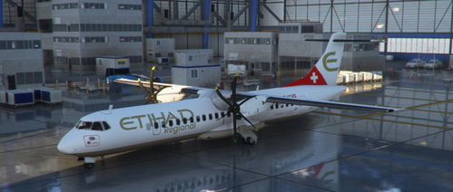 Etihad Regional ATR 72 [Working Cockpit version]