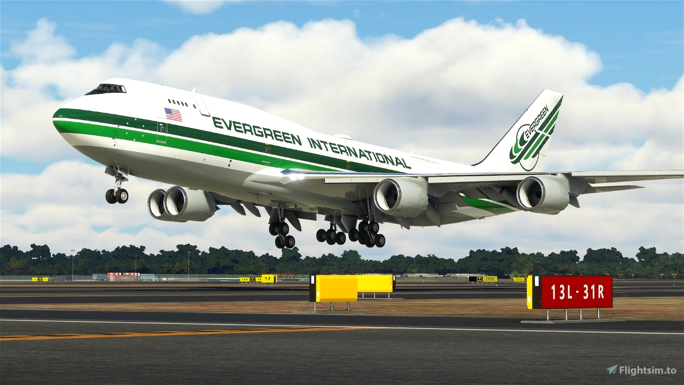 747-8BCF Evergreen International Airlines for Microsoft Flight Simulator