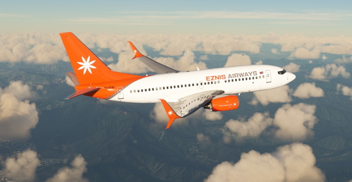 Eznis Airways "EI-GVW" PMDG B737-700 Scimitar winglets