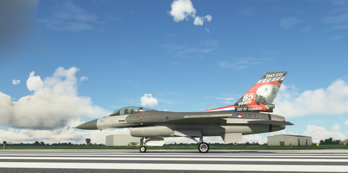 F-16C Royal Dutch Air Force 322 squadron J876 65 years markings