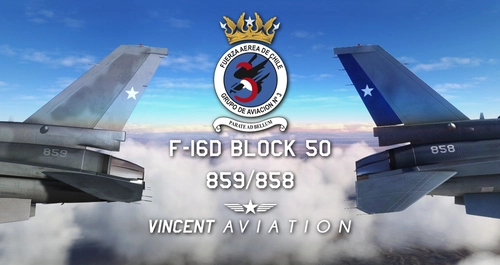 F-16D Block 50 Fuerza Aérea de Chile (Low and High Visibility Liveries)