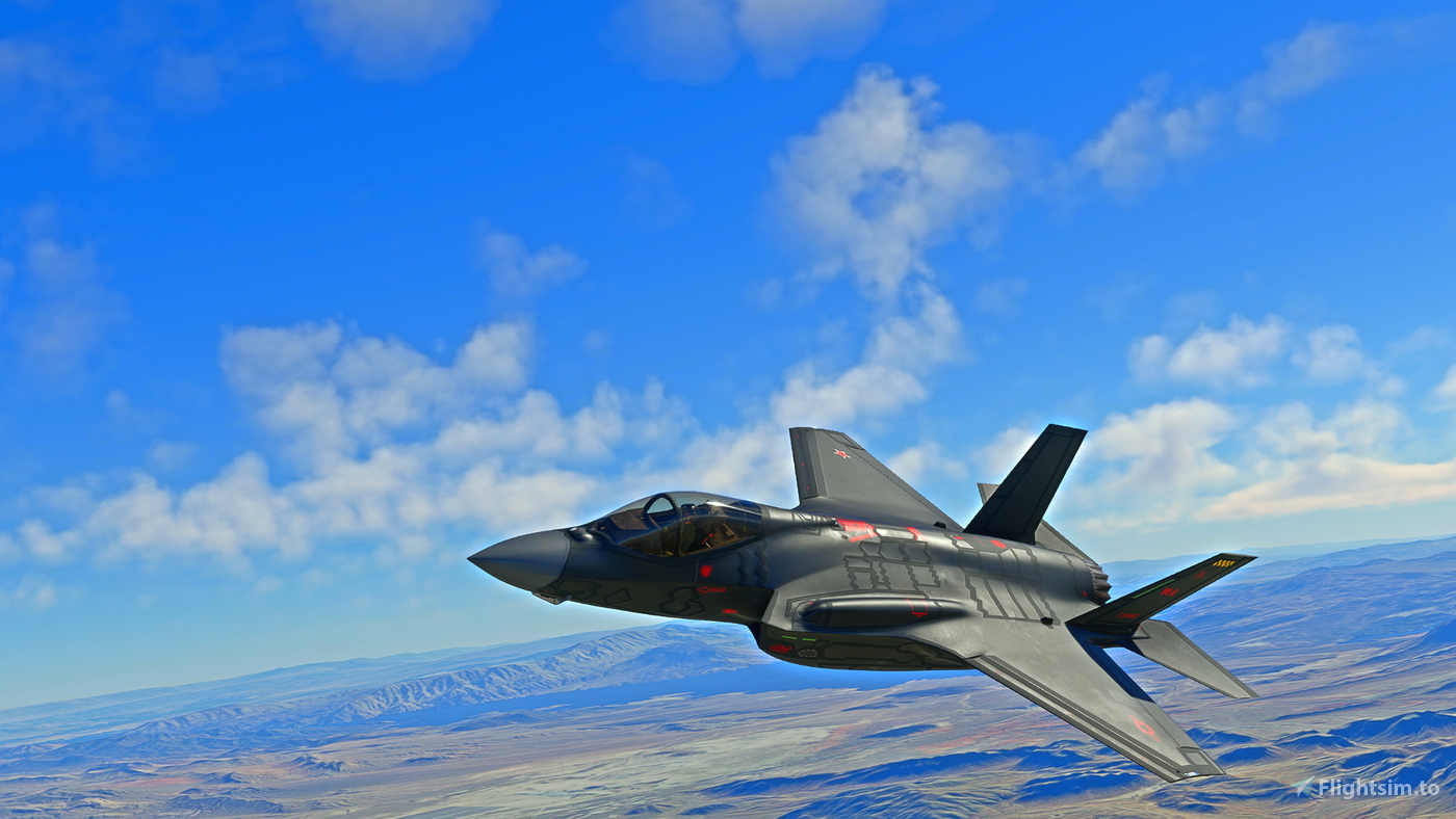 F-35A 65TH WRAITH AGRS for Microsoft Flight Simulator | MSFS