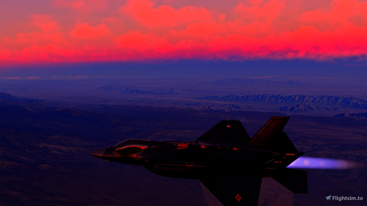 F-35A 65TH WRAITH AGRS for Microsoft Flight Simulator | MSFS
