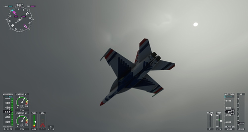 F/A-18 Thunderbird Livery
