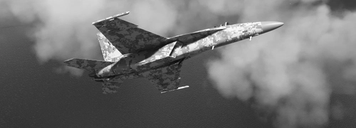 F/A-18E Grey Urban Camouflage both SW and stock supported