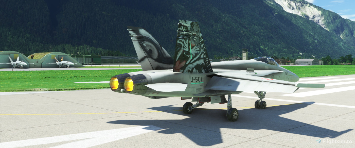 F/A-18C Legacy Hornet J-5011 Tigers c.2011 Staffel 11 for Microsoft ...