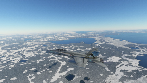 F/A-18C Hornet RCAF 401 Boss Bird