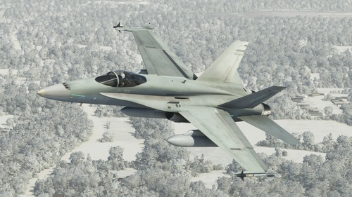 F/A-18C Legacy Hornet Blank Paintkit Textures (4K Upscale)