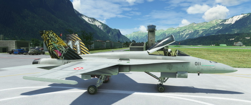 F/A-18C Legacy Hornet J-5011 Tigers c.2016 Staffel 11