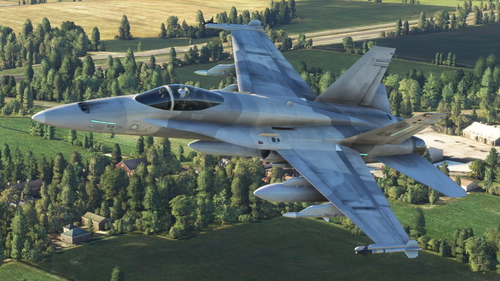 F/A-18C Legacy Hornet Kuwait Air Force 25 SQN (4K)