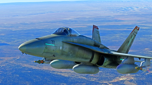 WEATHERED F/A 18C VFMA 232 AC 22