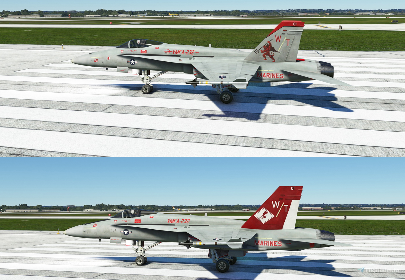 F/A-18C VMFA-232 PACKAGE for Microsoft Flight Simulator | MSFS